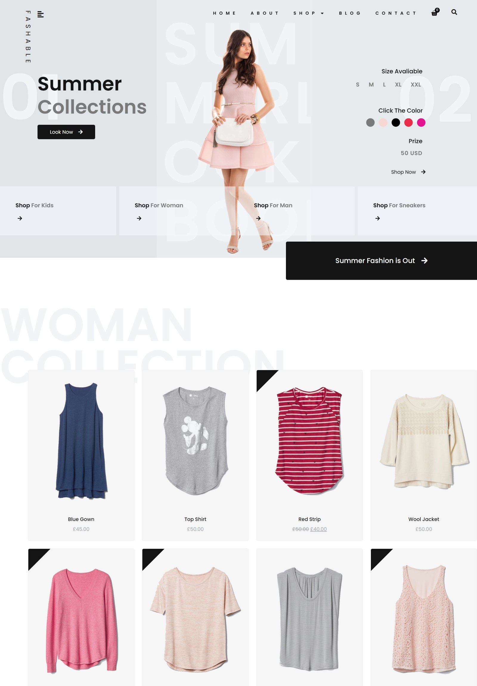 متجر ملابس نساء